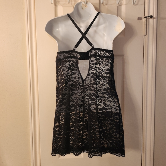 Black Lace Chemise Gilligan & O'Malley - Picture 5 of 14